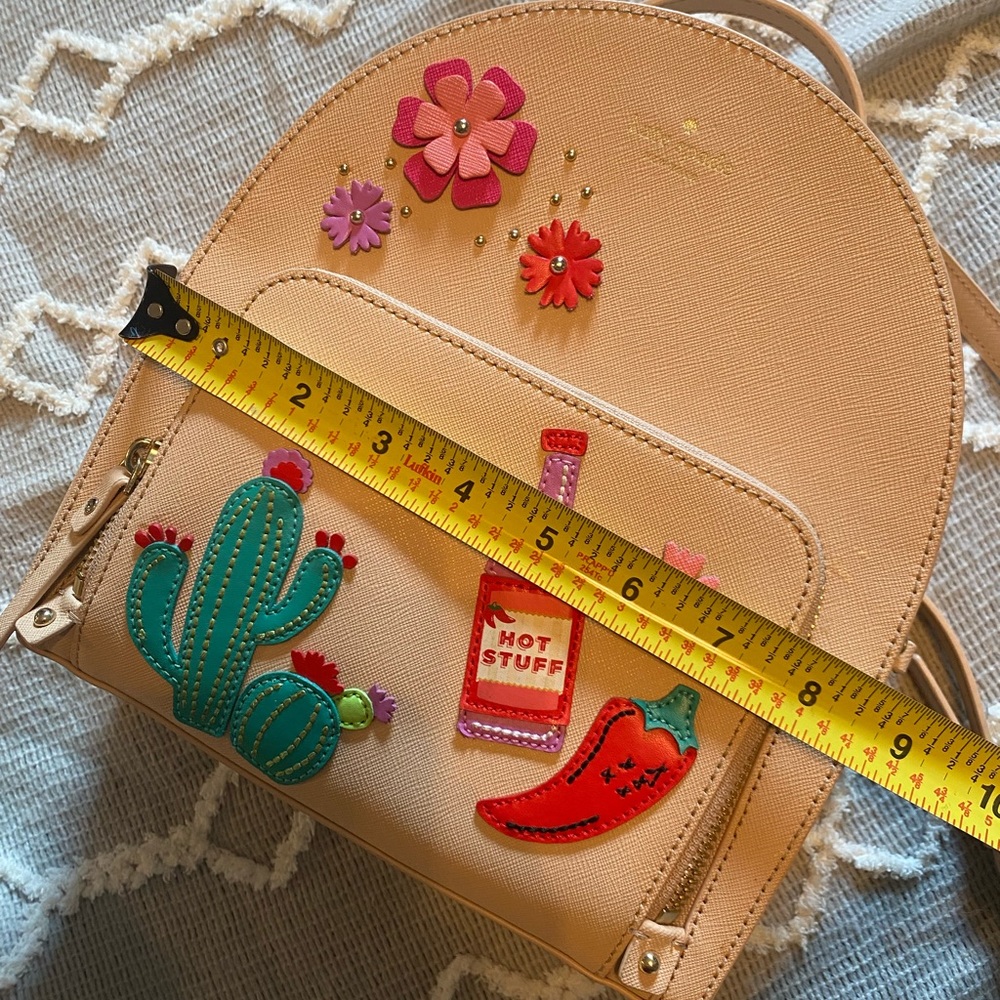 😍 KATE SPADE Cactus Chilli Flowers BACKPACK Summe Spring Backpack 😍😍 - Picture 5 of 6